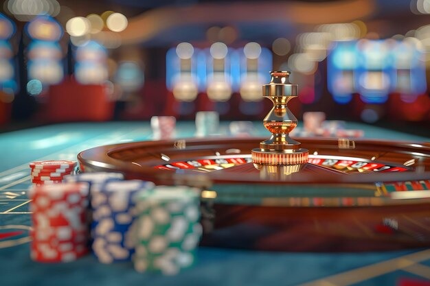 ikon toto Dragon Fishing live dealer studio with professional lighting and card table setup